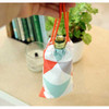 PlanD Pattern fabric drawstring small pouch