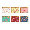 Wanna This Pour vous flower pattern half zip around wallet