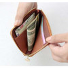 Wanna This Pour vous flower pattern half zip around wallet