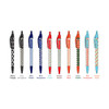 Rollercoaster Catch the moment pattern black ballpoint pen