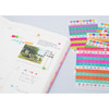 Color date adhesive sticker set of 6 sheets