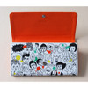 Funny illustration all star women's wallet