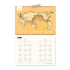 World map, Calendar