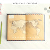 World map, Calendar