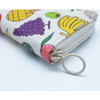 Detail of Aurore frutas zip around pencil pouch