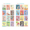 Cute character deco stamp sticker set