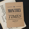 Vintage the Monthly times planner