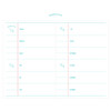 Season plan - Lined notebook undated diary