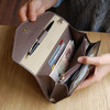 Ash brown - Happy holiday clutch wallet