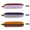 Colors of The Basic felt two tone color zipper pencil case