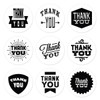 Thank you circle sticker set
