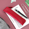 Red - The basic handmade leather pencil case ver.2