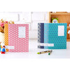 Geometric pattern lined notebook small