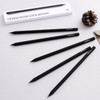 Black wood pencil set of 5