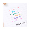 Colors of Pattern bright color 0.4mm twin gel pen