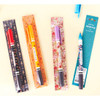 Package for Pattern bright color 0.4mm twin gel pen