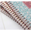 Pour vous flower melody wirebound lined notebook