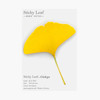 Appree Ginkgo leaf yellow sticky memo notes Small