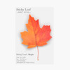 Maple leaf red sticky memo notes Small