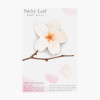 Cherry blossom white sticky memo notes Medium