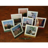 Color standing paper photo frame set