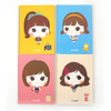 cute girl plain notebook