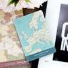 Mint - World map lined and plain small notebook