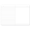 World map lined and plain small notebook