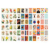 Nacoo Stamp sticker set with blue tin case