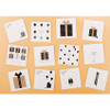 Thank you message card set
