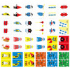 Pack of 96 stickers - Nacoo Monster Mini Label Sticker Pack