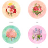 Option - Wanna This Ma petite fille flower round handy mirror