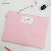 Honey pink - Wish blossom mind medium zipper pouch