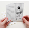 Tabom boy open door message card