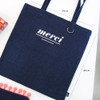 Size of Merci fabric eco tote bag