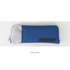 Classy blue - Glance two pocket slim pencil case
