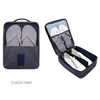 Classic navy - Pattern travel shoes mesh pocket pouch