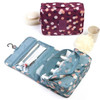 Pattern travel hanging toiletry pouch bag