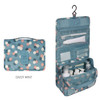 Daisy mint - Pattern travel hanging toiletry pouch bag