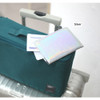 Silver - Aurora RFID blocking passport cover case