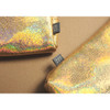Gold - Aurora glitter square crossbody bag