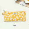 Hana - Promenade cotton long zipper pouch