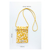 Size of promenade cotton crossbody bag