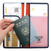 Passport pocket - Classy plain RFID blocking long passport case