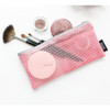 Pink - Mesh travel zipper slim pouch ver.2