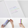 Colors of Rainbow vivid color gel pen 0.38mm set of 5