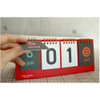 Wirebound flip perpetual desk calendar