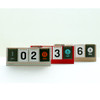 Wirebound flip perpetual desk calendar