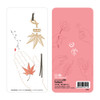 Maple leaf gold plated bookmark