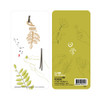 Leaves gold plated bookmark